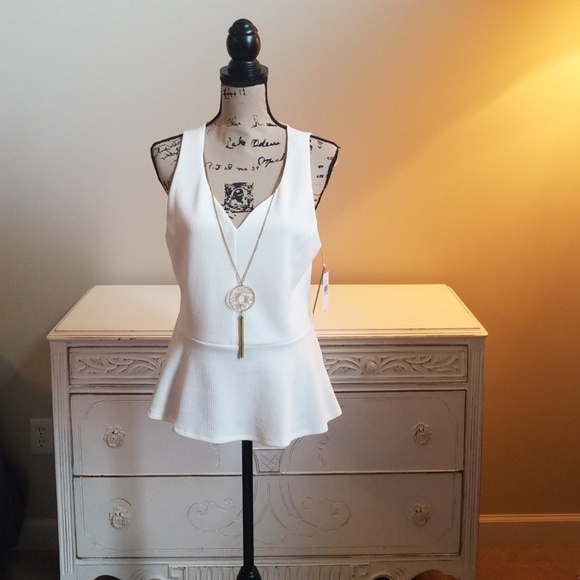 A. Byer peplum dress top - Picture 3 of 4